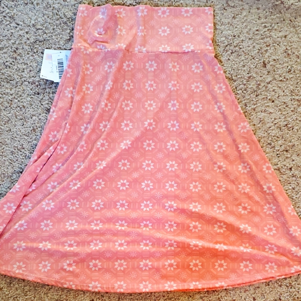(CH) NWT LuLaRoe Azure Floral Skirt